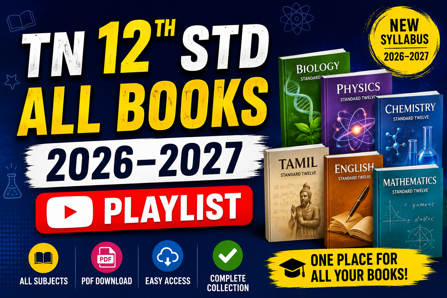 TN 12th std Books 2026-2027